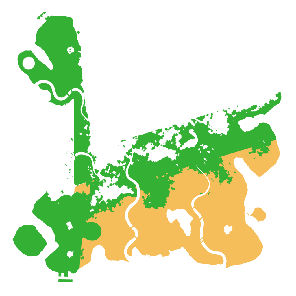 Biome Rust Map: Procedural Map, Size: 4250, Seed: 813673474