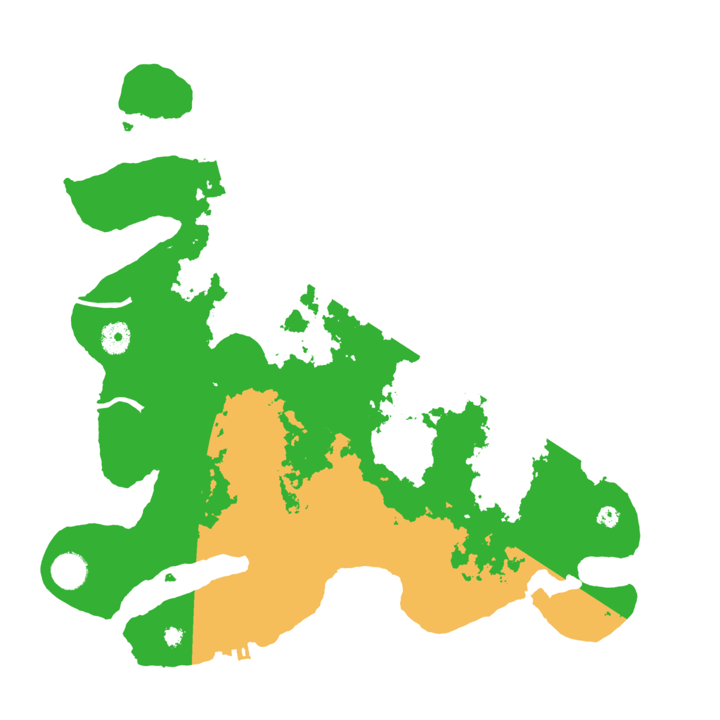 Biome Rust Map: Procedural Map, Size: 3500, Seed: 1856511403
