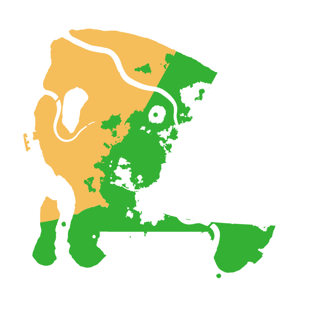 Biome Rust Map: Procedural Map, Size: 2650, Seed: 403870