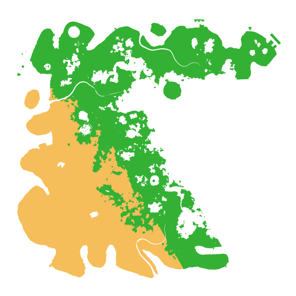 Biome Rust Map: Procedural Map, Size: 4500, Seed: 3156204