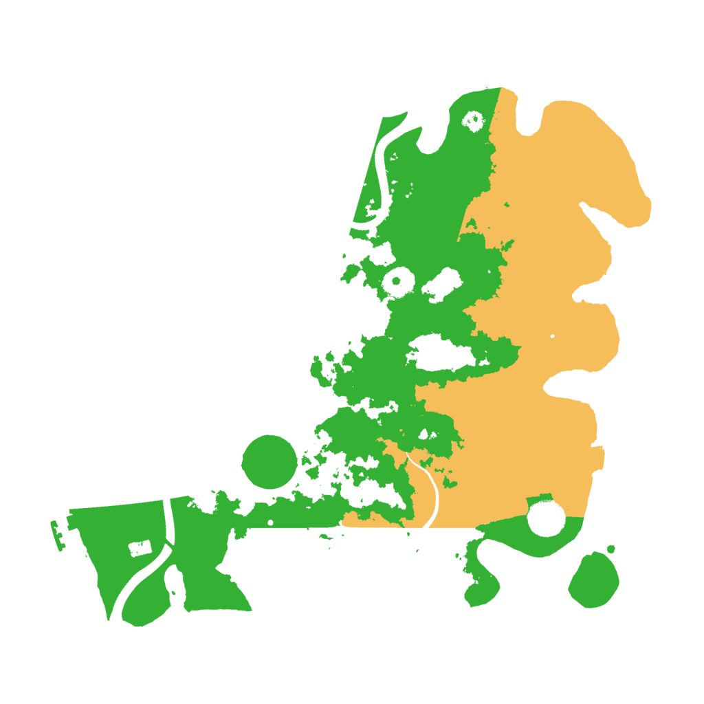 Biome Rust Map: Procedural Map, Size: 3450, Seed: 29987153