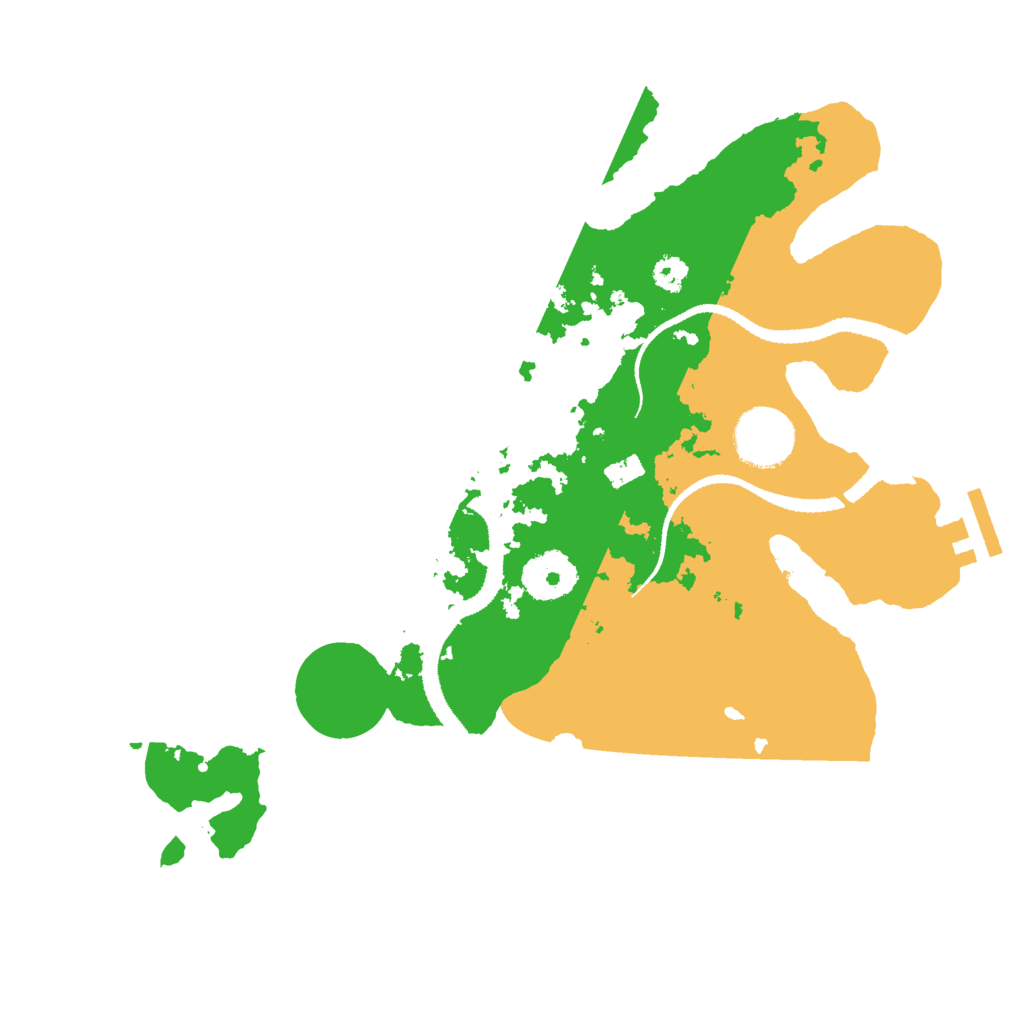Biome Rust Map: Procedural Map, Size: 3000, Seed: 62582119