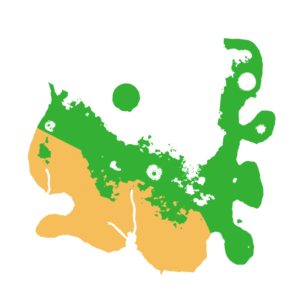 Biome Rust Map: Procedural Map, Size: 3000, Seed: 1625076677