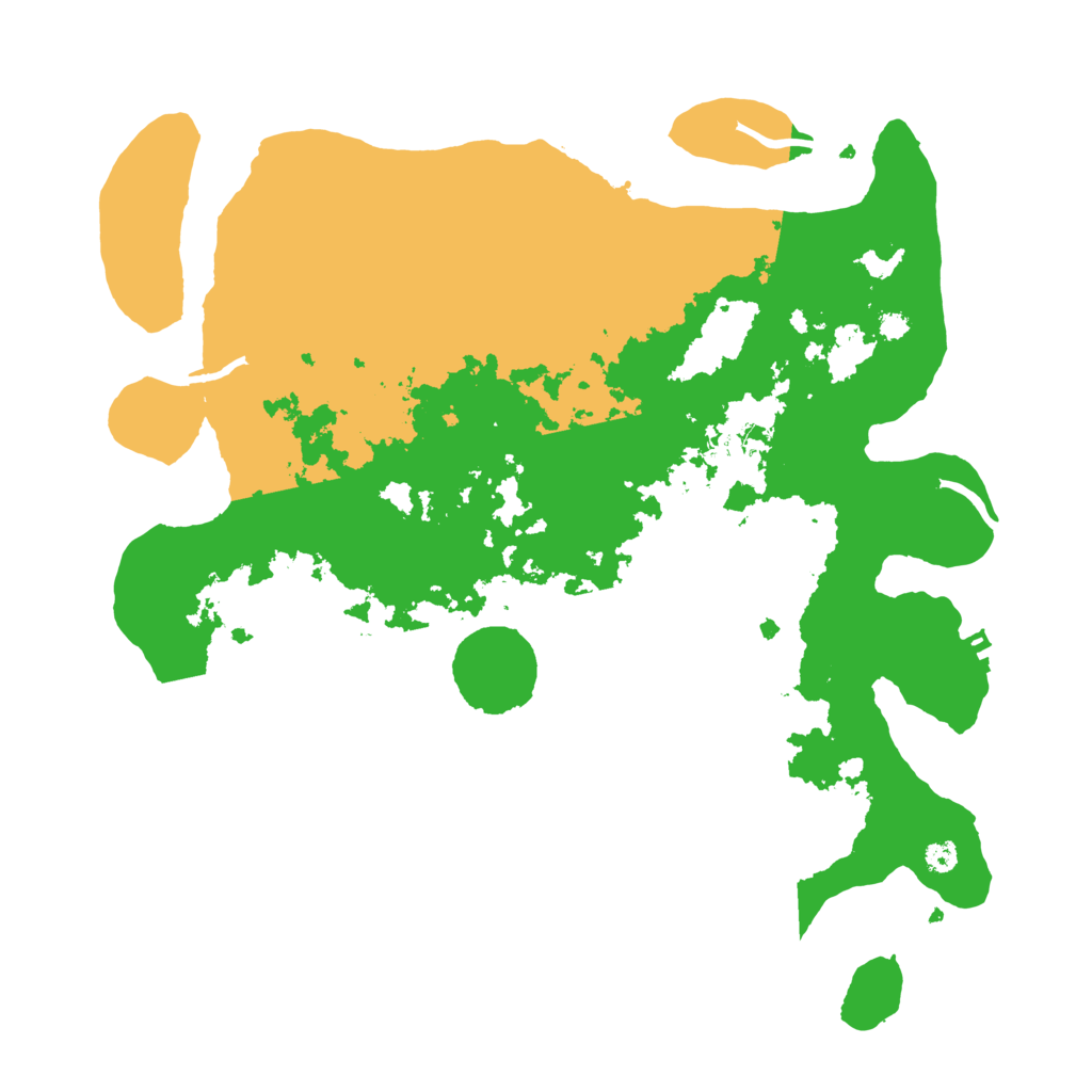 Biome Rust Map: Procedural Map, Size: 3500, Seed: 16276126