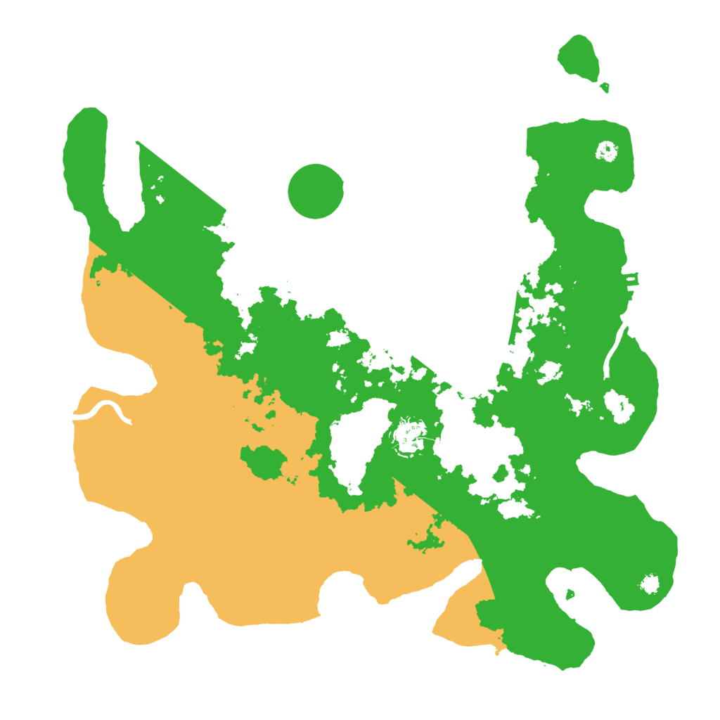 Biome Rust Map: Procedural Map, Size: 3500, Seed: 37438210