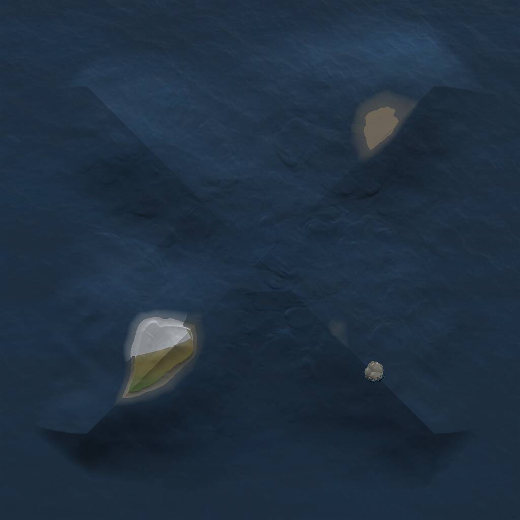 Rust Map: Procedural Map, Size: 1111, Seed: 645469, 1 Monuments