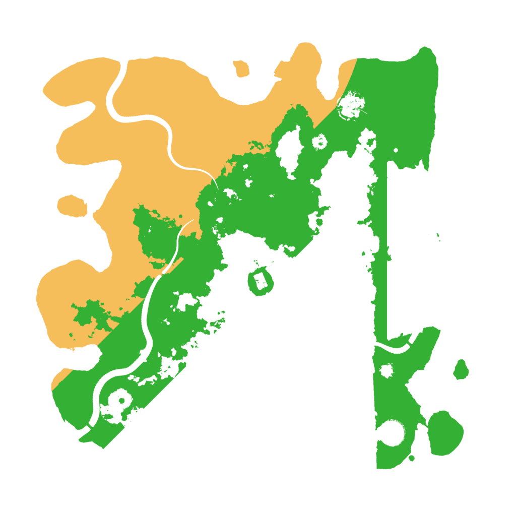 Biome Rust Map: Procedural Map, Size: 3500, Seed: 73817335