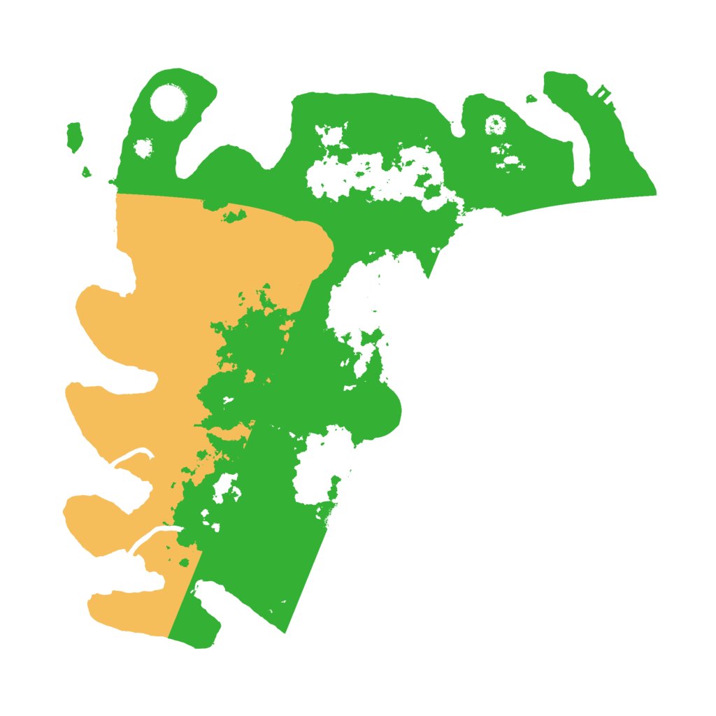 Biome Rust Map: Procedural Map, Size: 3500, Seed: 42535328