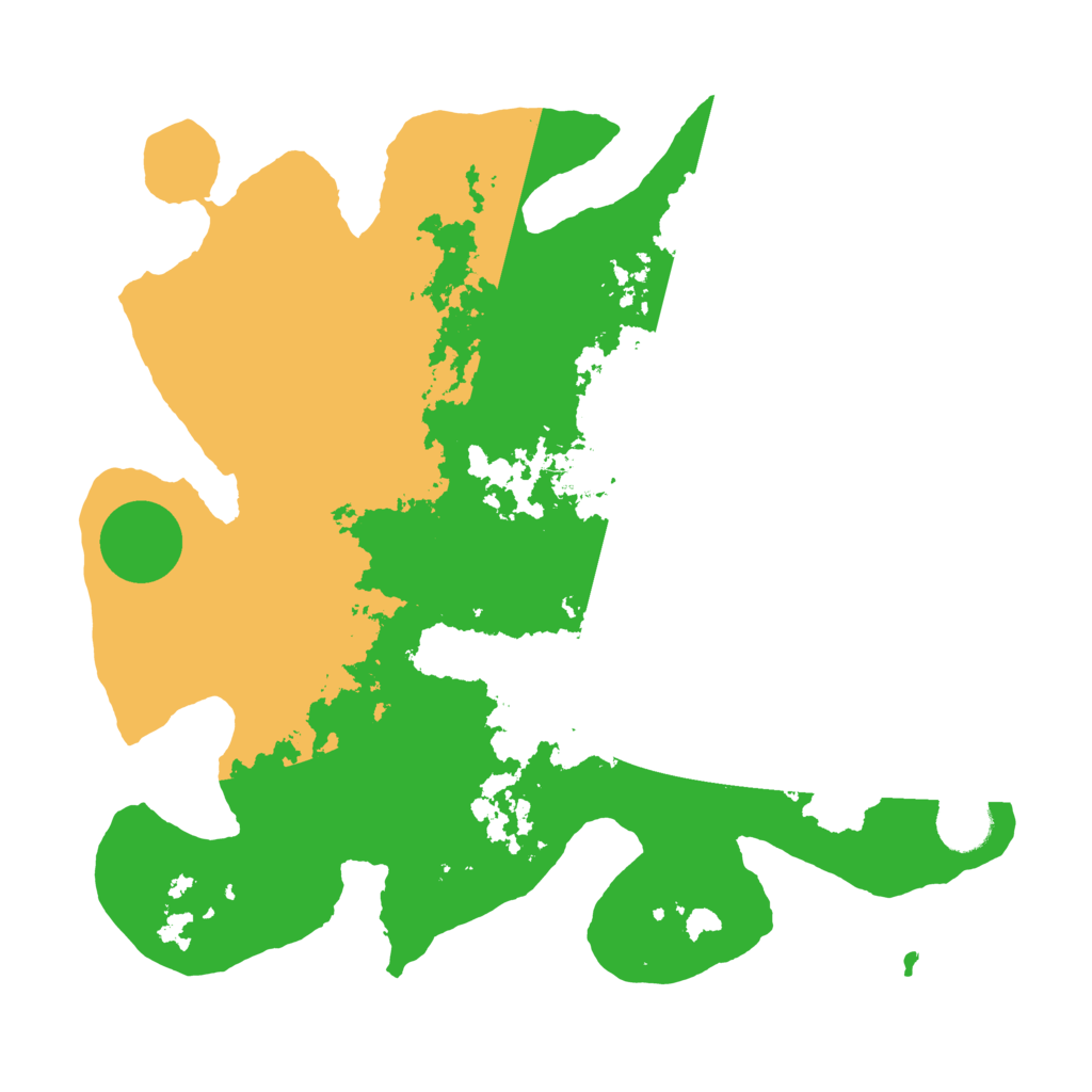 Biome Rust Map: Barren, Size: 3500, Seed: 2352122