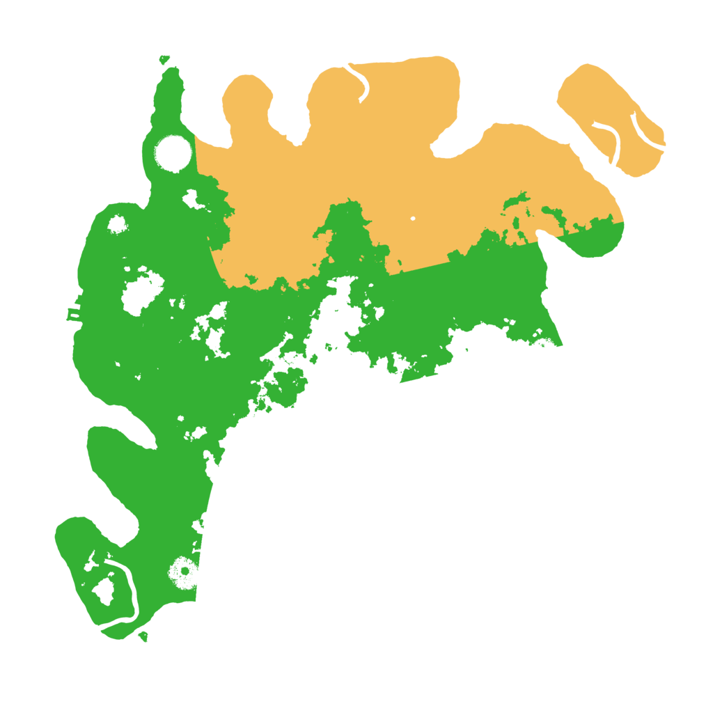 Biome Rust Map: Procedural Map, Size: 3500, Seed: 2003453550