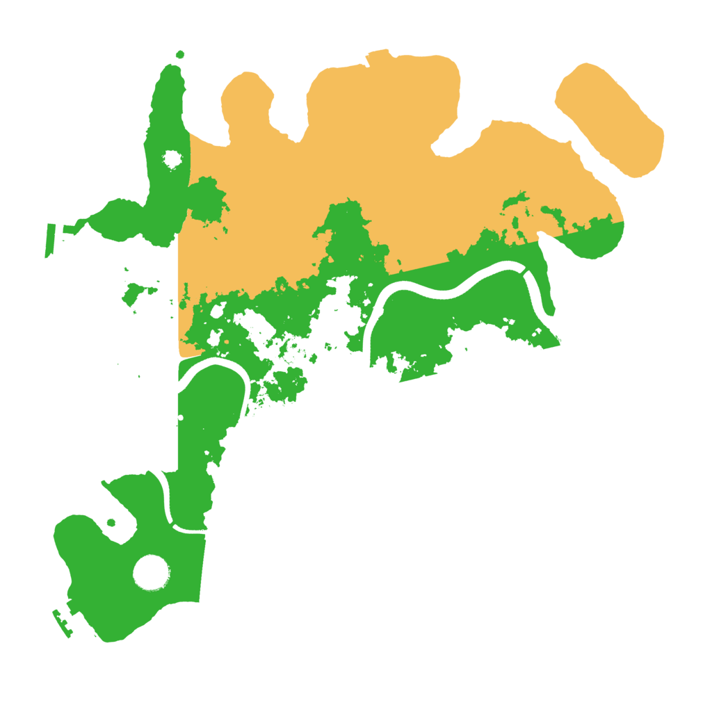 Biome Rust Map: Procedural Map, Size: 3500, Seed: 2003453550