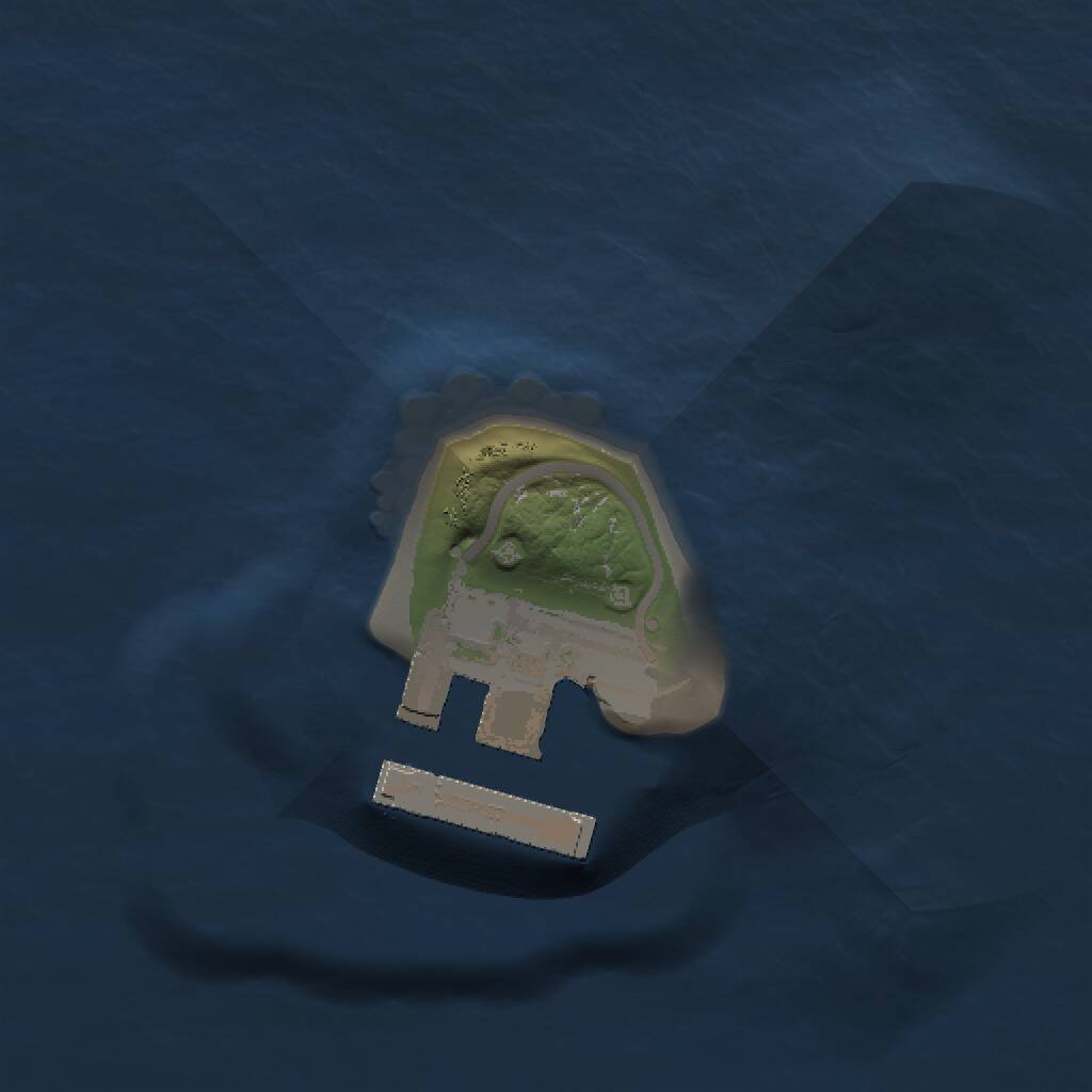 Rust Map: Procedural Map, Size: 1000, Seed: 514978, 2 Monuments