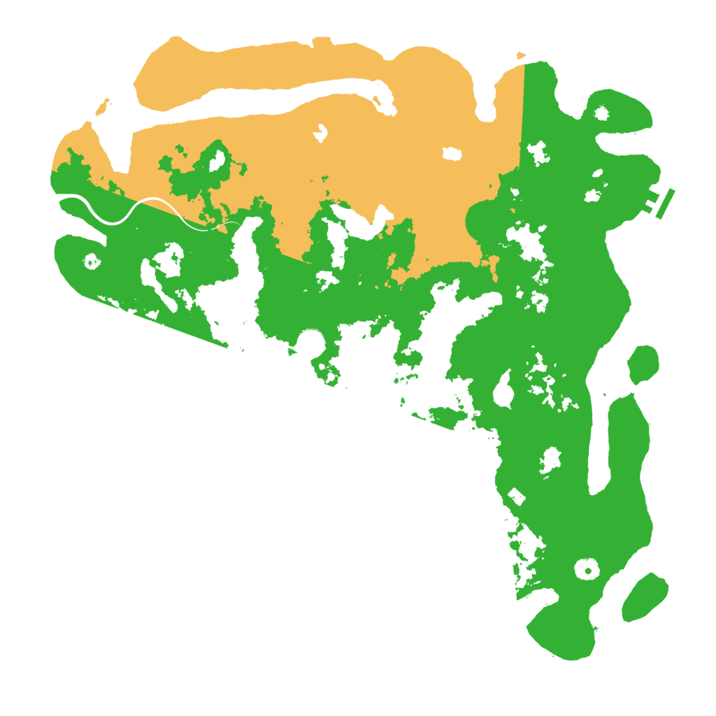 Biome Rust Map: Procedural Map, Size: 4500, Seed: 765248540