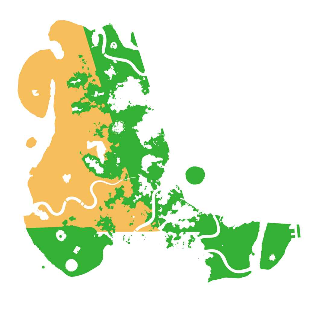 Biome Rust Map: Procedural Map, Size: 4500, Seed: 1366172246