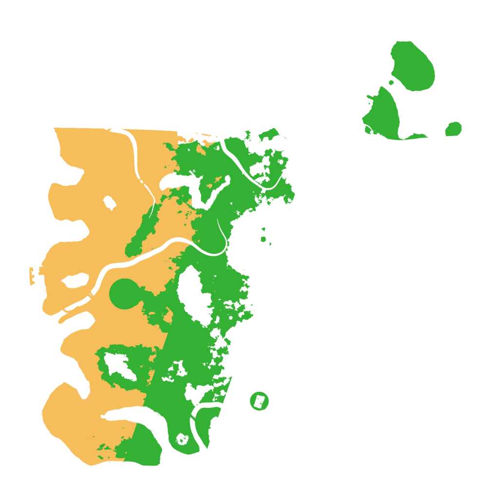 Biome Rust Map: Procedural Map, Size: 4250, Seed: 98005061