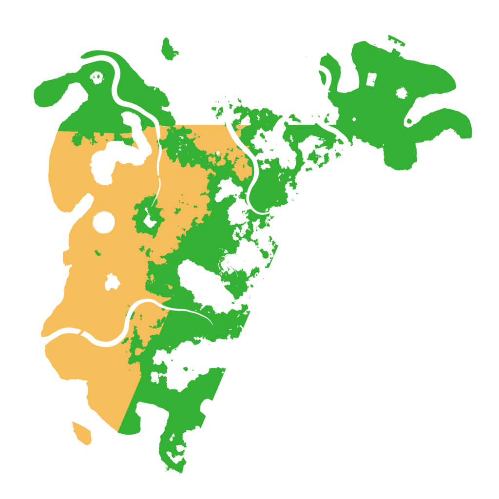 Biome Rust Map: Procedural Map, Size: 4000, Seed: 13216