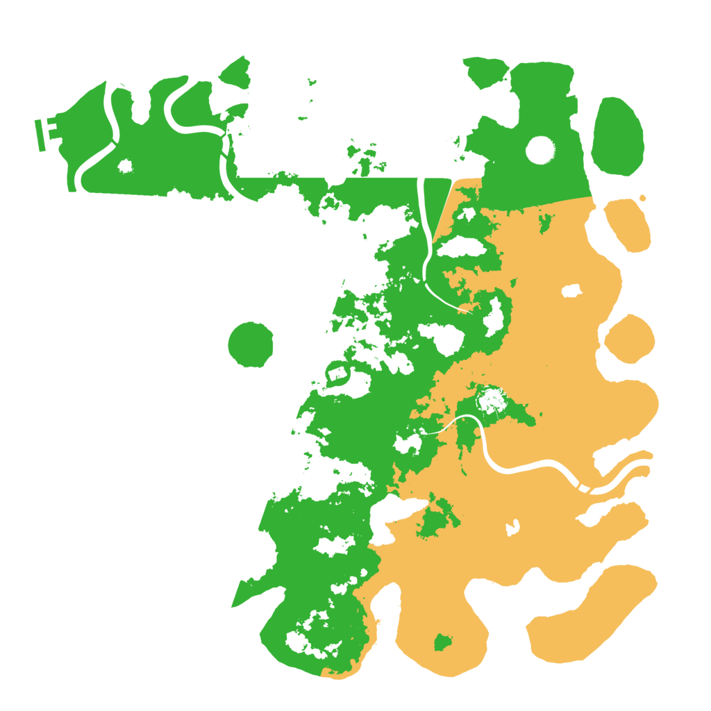 Biome Rust Map: Procedural Map, Size: 4500, Seed: 1982924401