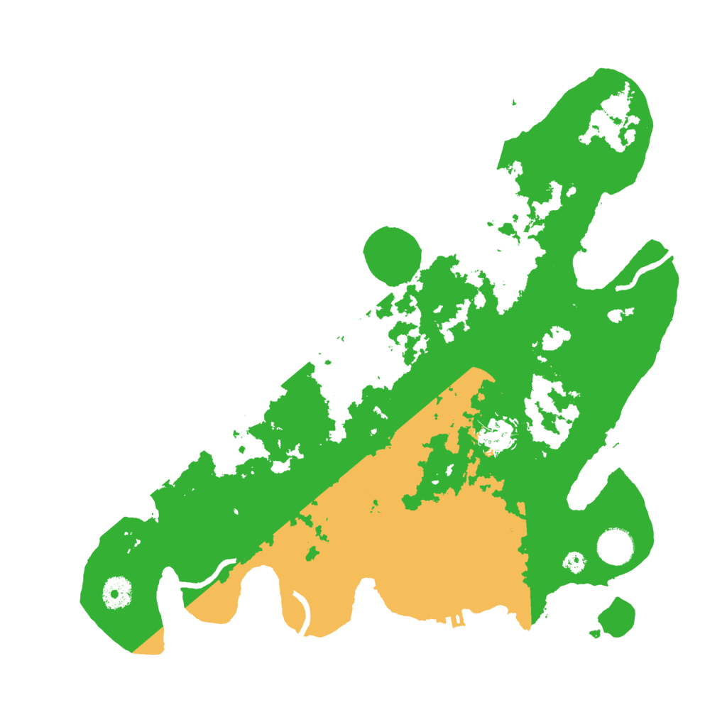 Biome Rust Map: Procedural Map, Size: 3500, Seed: 130711865