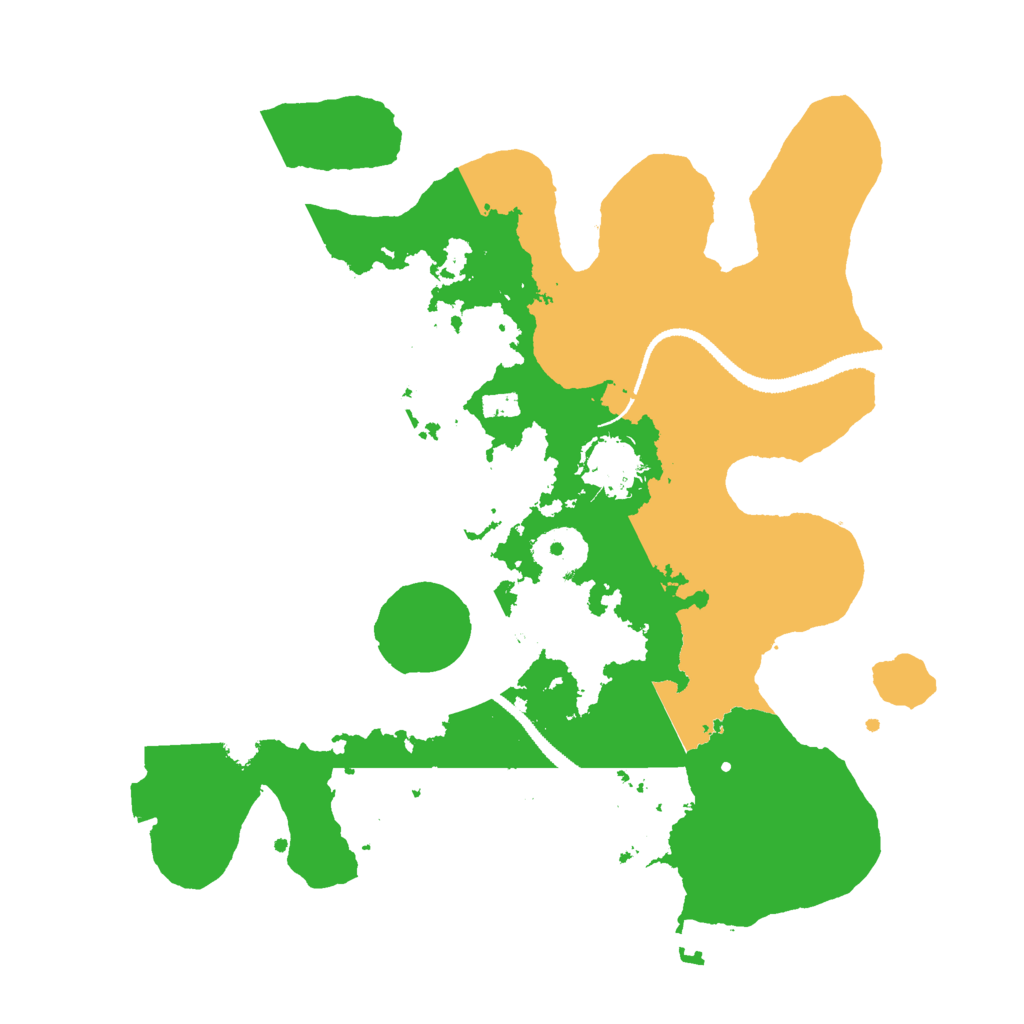 Biome Rust Map: Procedural Map, Size: 3000, Seed: 1765277680