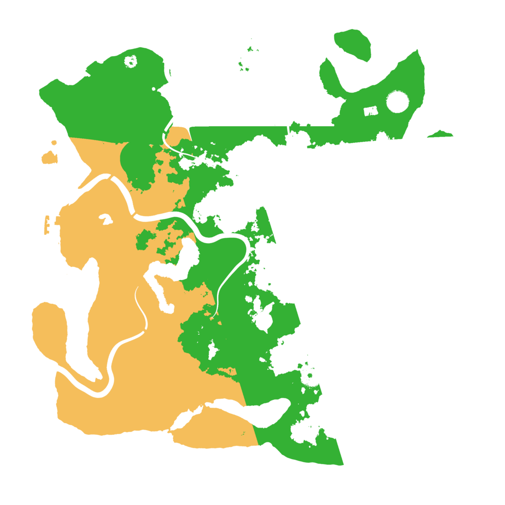 Biome Rust Map: Procedural Map, Size: 4000, Seed: 154825622