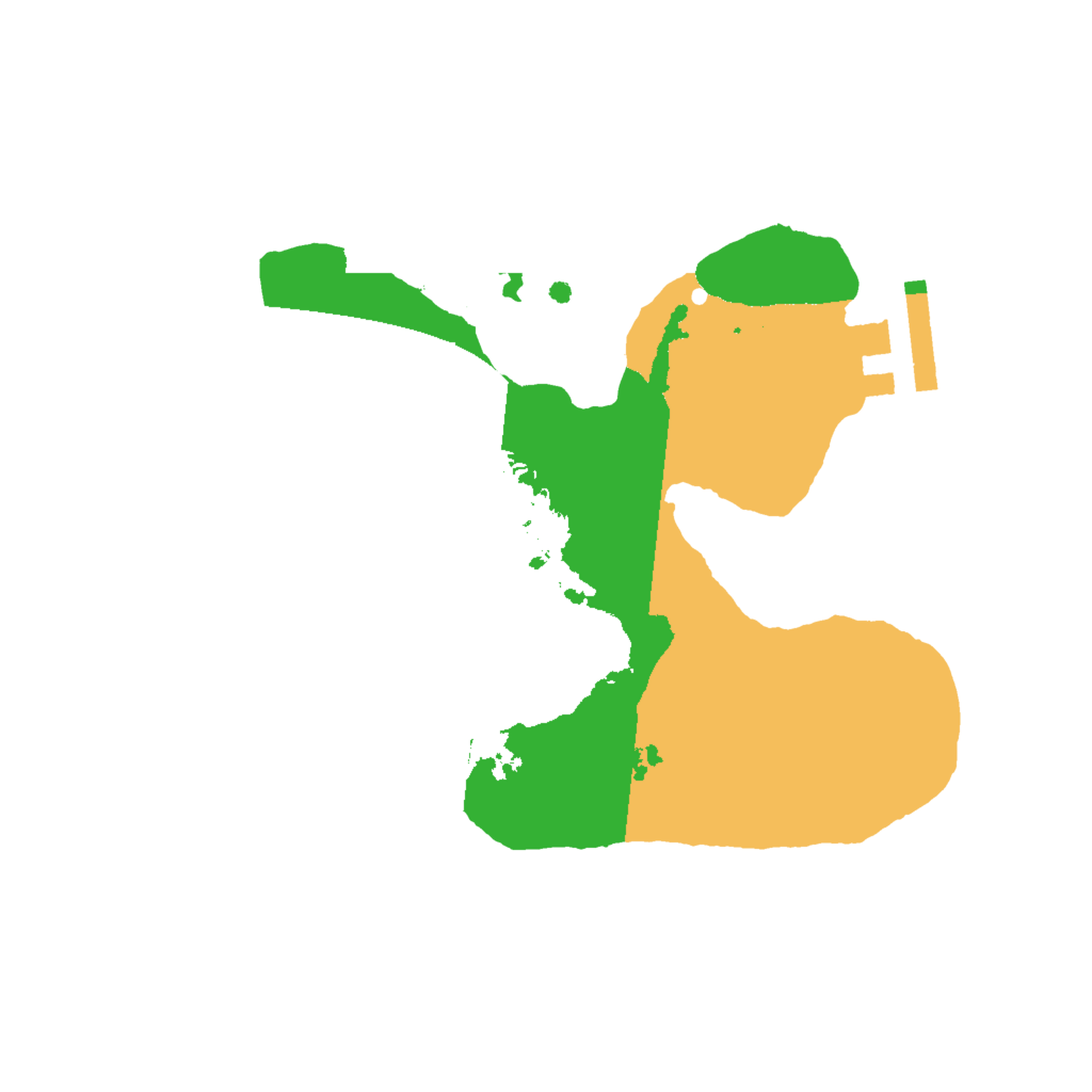 Biome Rust Map: Procedural Map, Size: 2000, Seed: 27286406