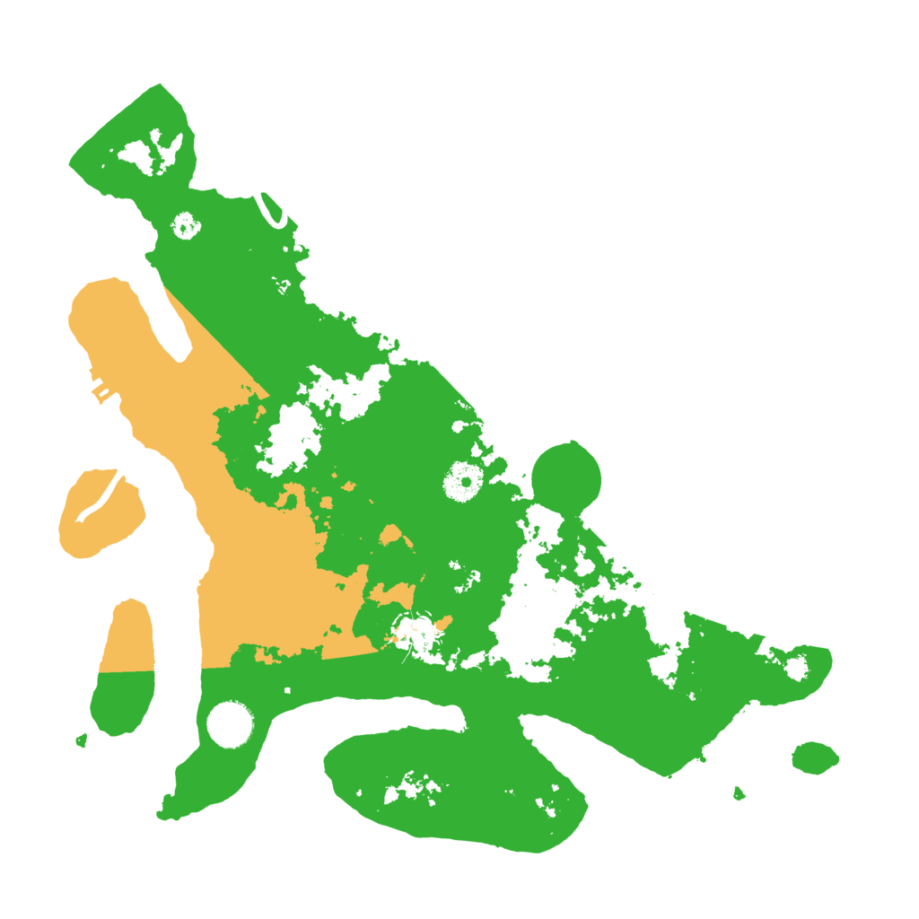 Biome Rust Map: Procedural Map, Size: 3500, Seed: 543506297