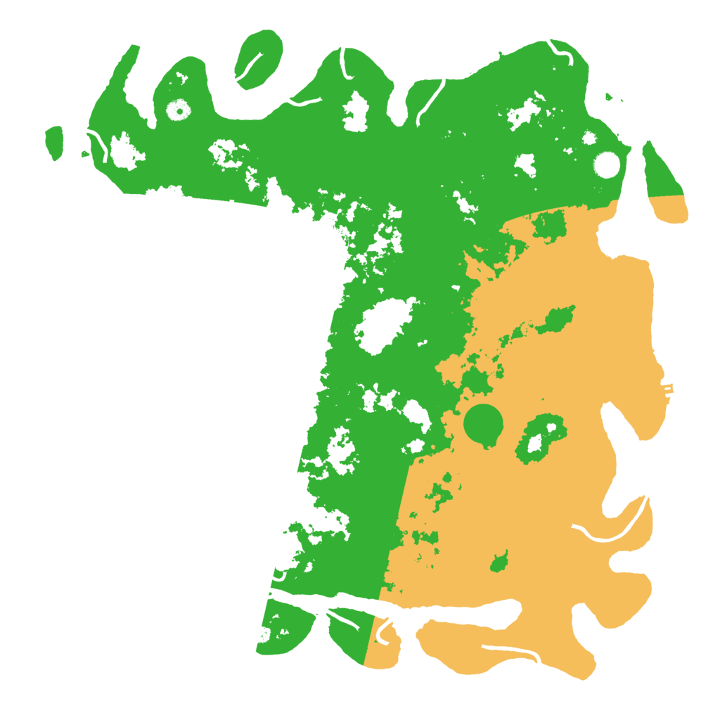 Biome Rust Map: Procedural Map, Size: 4800, Seed: 500976127