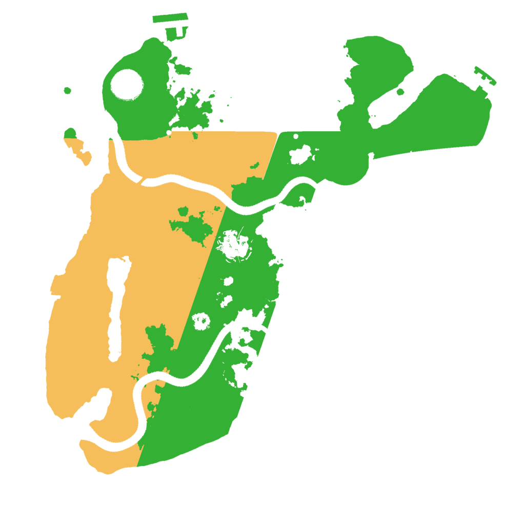 Biome Rust Map: Procedural Map, Size: 3000, Seed: 1453434
