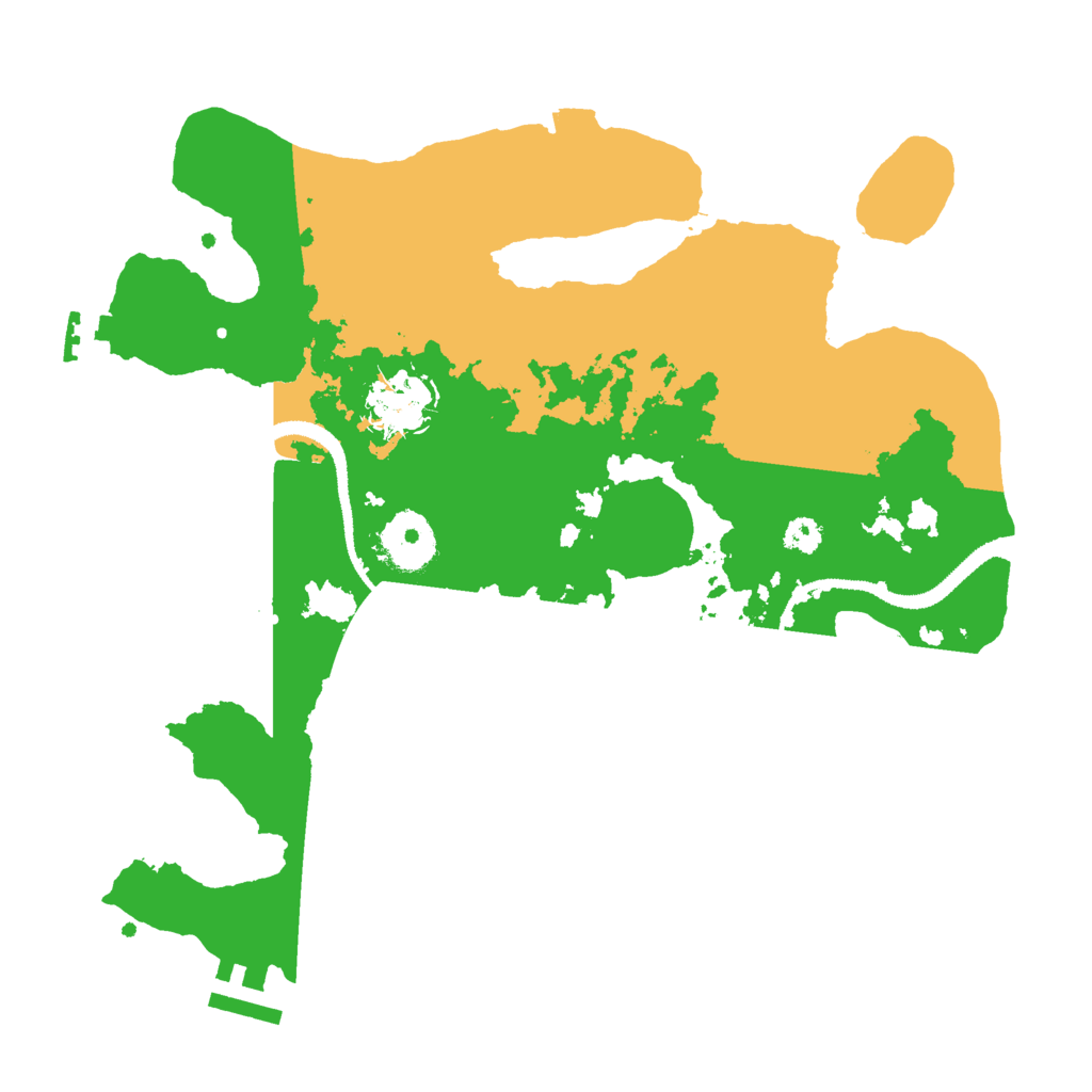 Biome Rust Map: Procedural Map, Size: 3000, Seed: 617805149