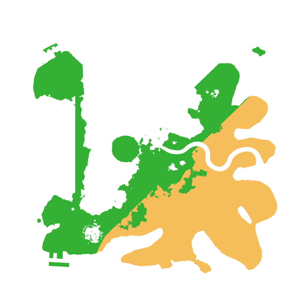 Biome Rust Map: Procedural Map, Size: 3000, Seed: 1578595709