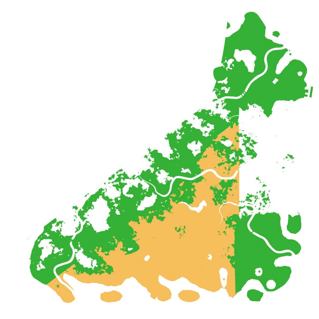Biome Rust Map: Procedural Map, Size: 6000, Seed: 1539211848