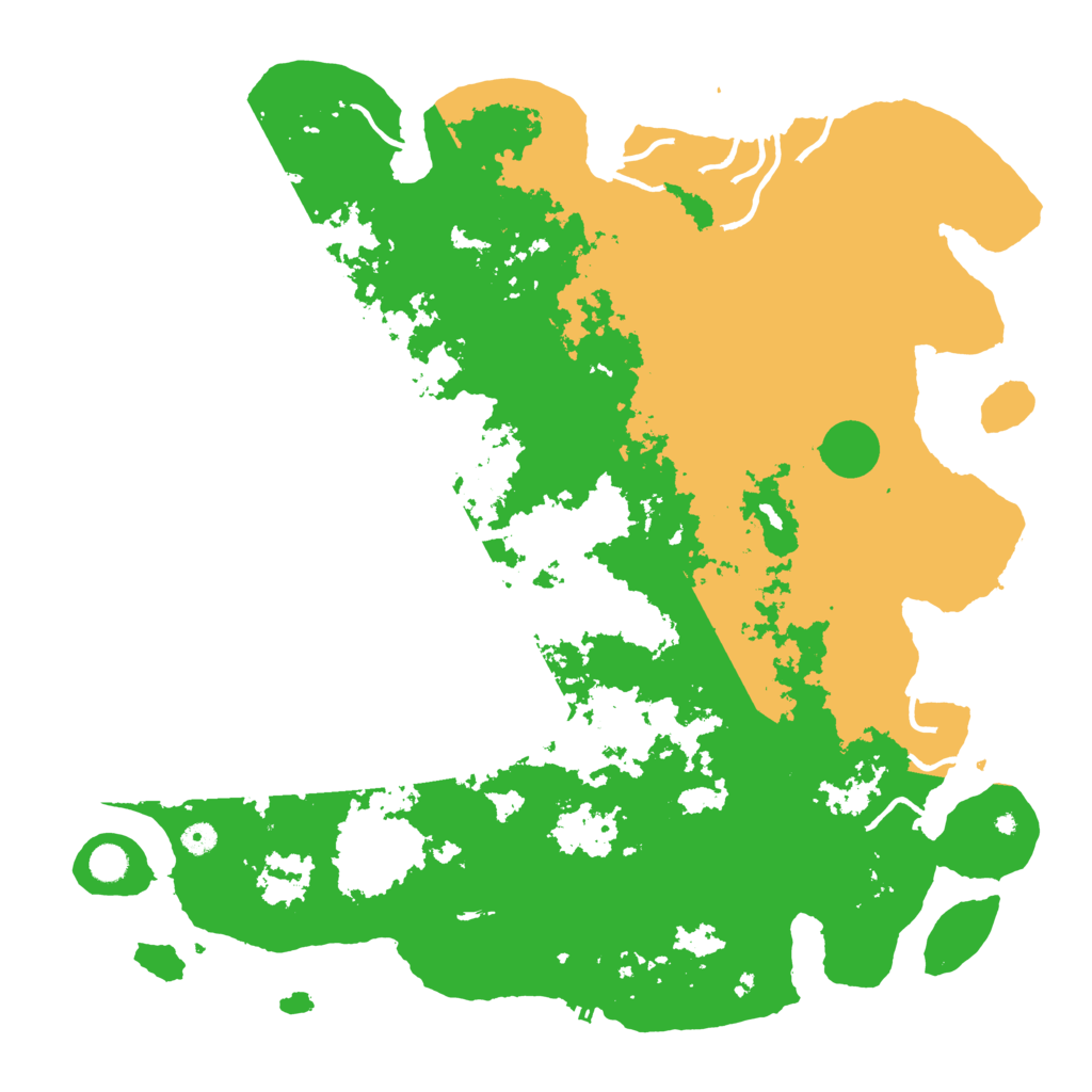 Biome Rust Map: Procedural Map, Size: 5000, Seed: 201180