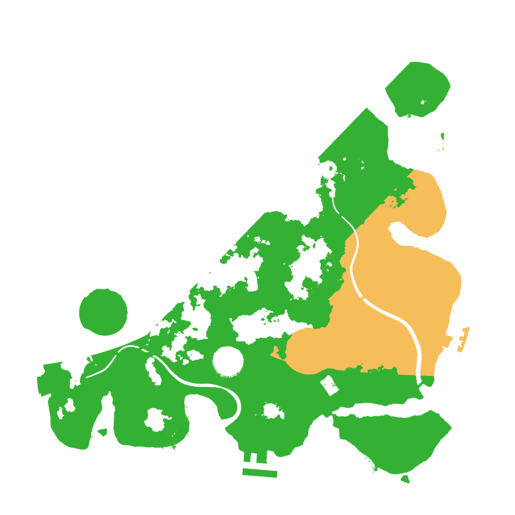 Biome Rust Map: Procedural Map, Size: 3000, Seed: 222241987