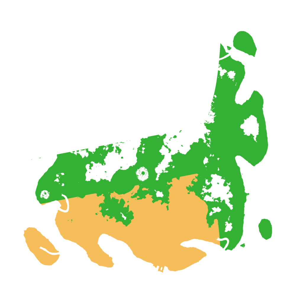 Biome Rust Map: Procedural Map, Size: 3500, Seed: 236700494