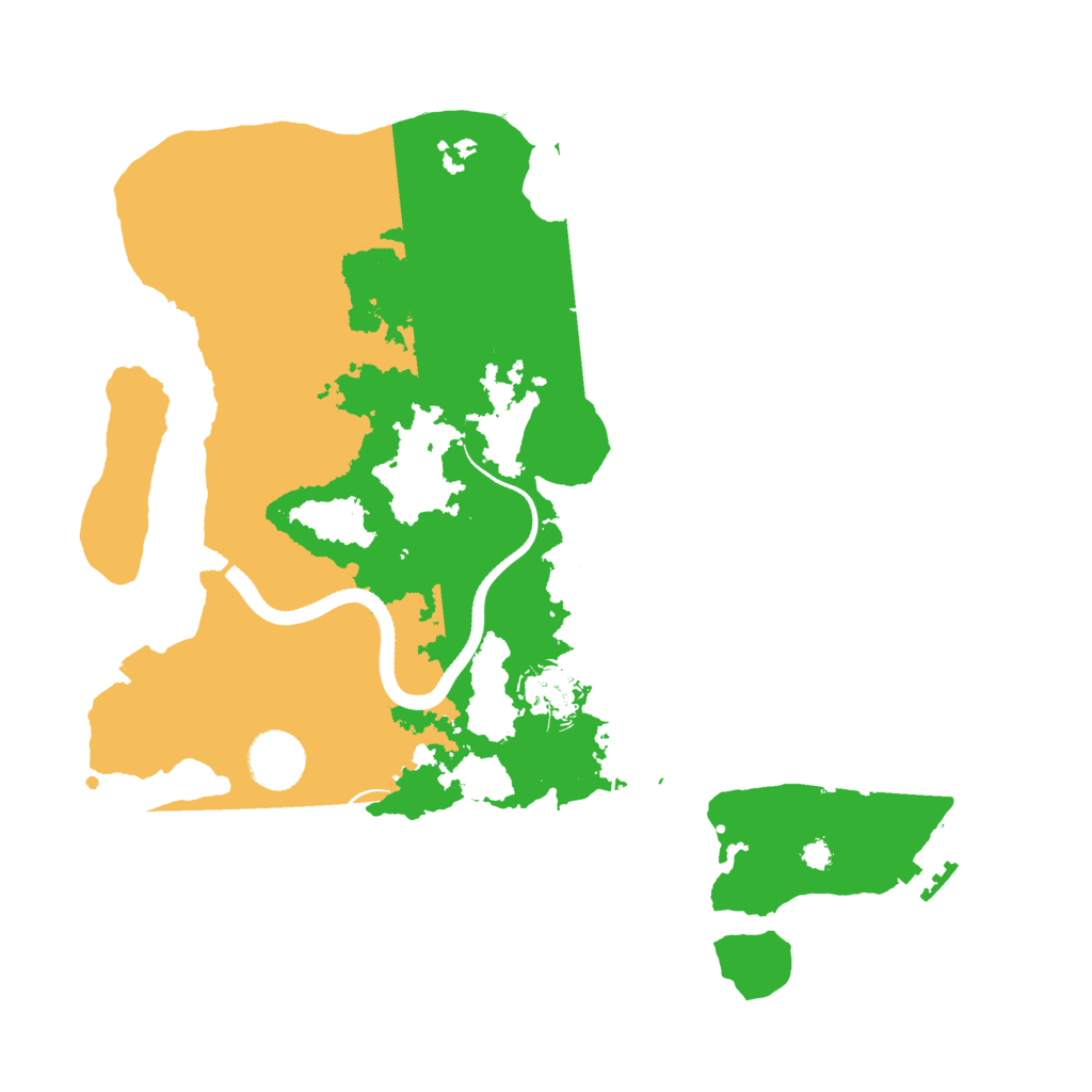 Biome Rust Map: Procedural Map, Size: 3400, Seed: 63507003