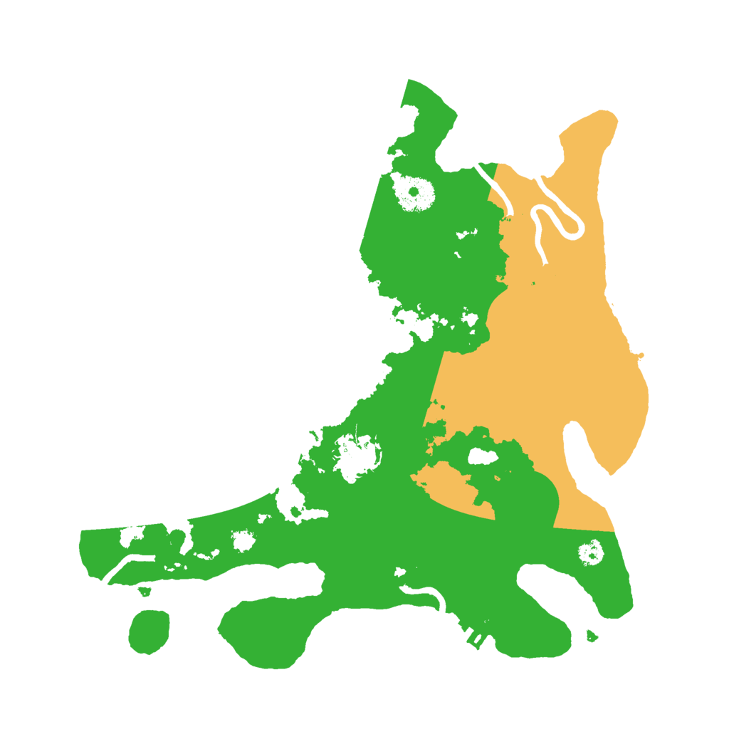 Biome Rust Map: Procedural Map, Size: 3000, Seed: 524940