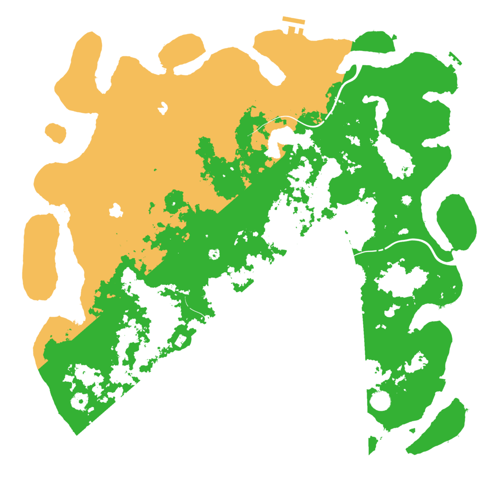Biome Rust Map: Procedural Map, Size: 4500, Seed: 1777741235