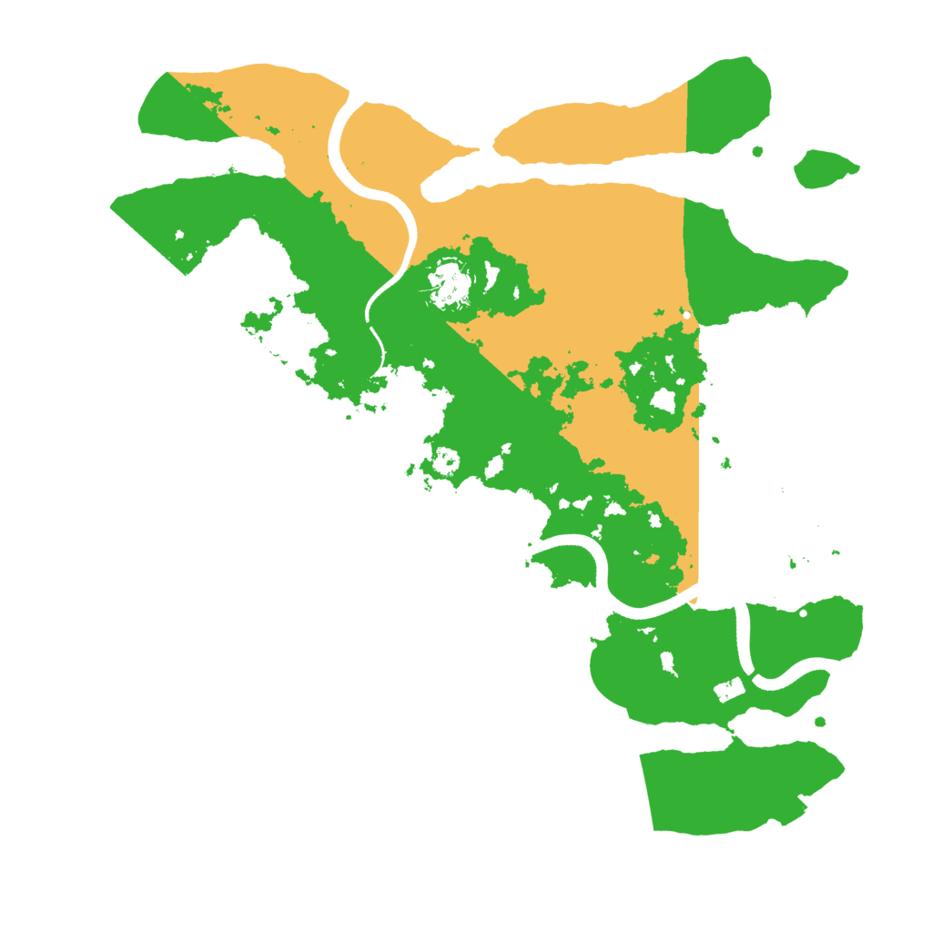 Biome Rust Map: Procedural Map, Size: 3500, Seed: 328716091
