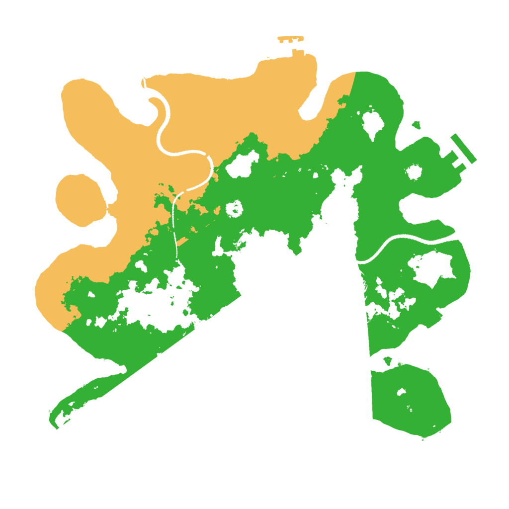 Biome Rust Map: Procedural Map, Size: 3000, Seed: 1096953917