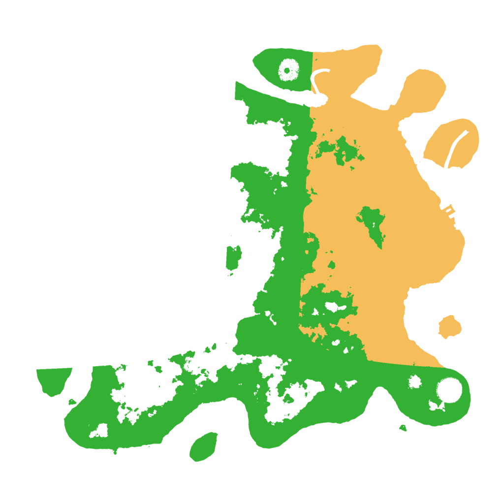 Biome Rust Map: Procedural Map, Size: 3500, Seed: 16895995