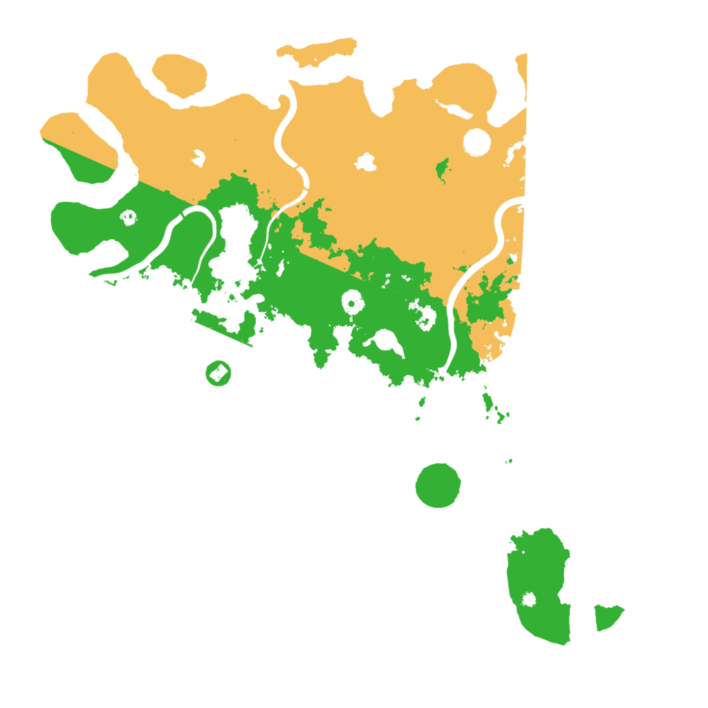 Biome Rust Map: Procedural Map, Size: 4500, Seed: 110659120