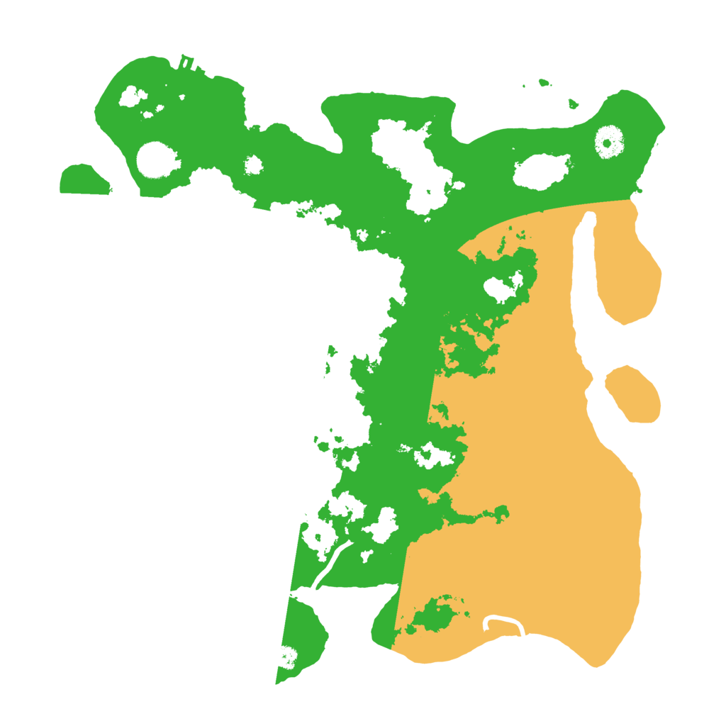 Biome Rust Map: Procedural Map, Size: 3500, Seed: 20001593
