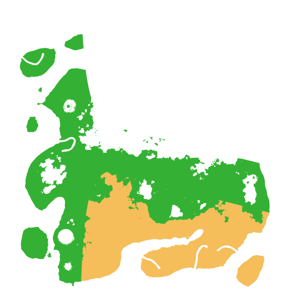 Biome Rust Map: Procedural Map, Size: 3500, Seed: 16303568