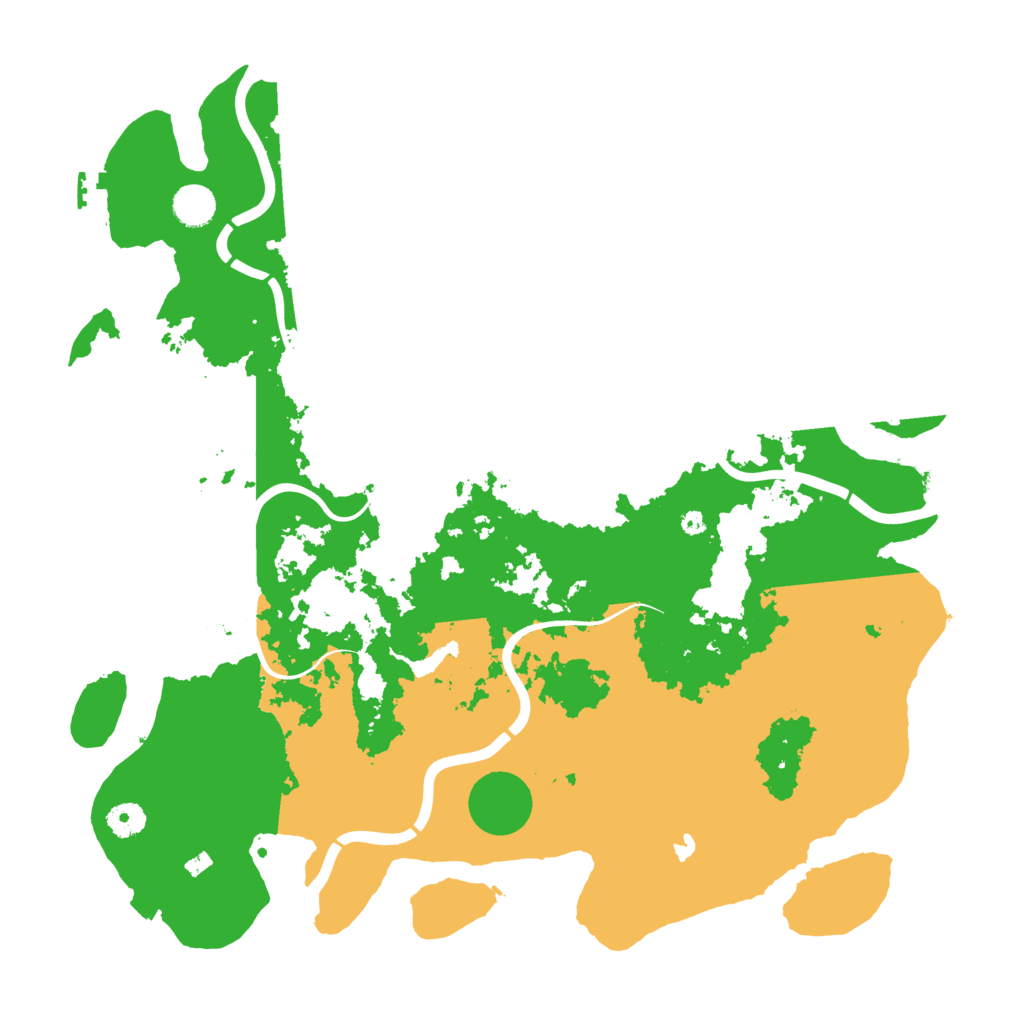 Biome Rust Map: Procedural Map, Size: 4250, Seed: 23696498