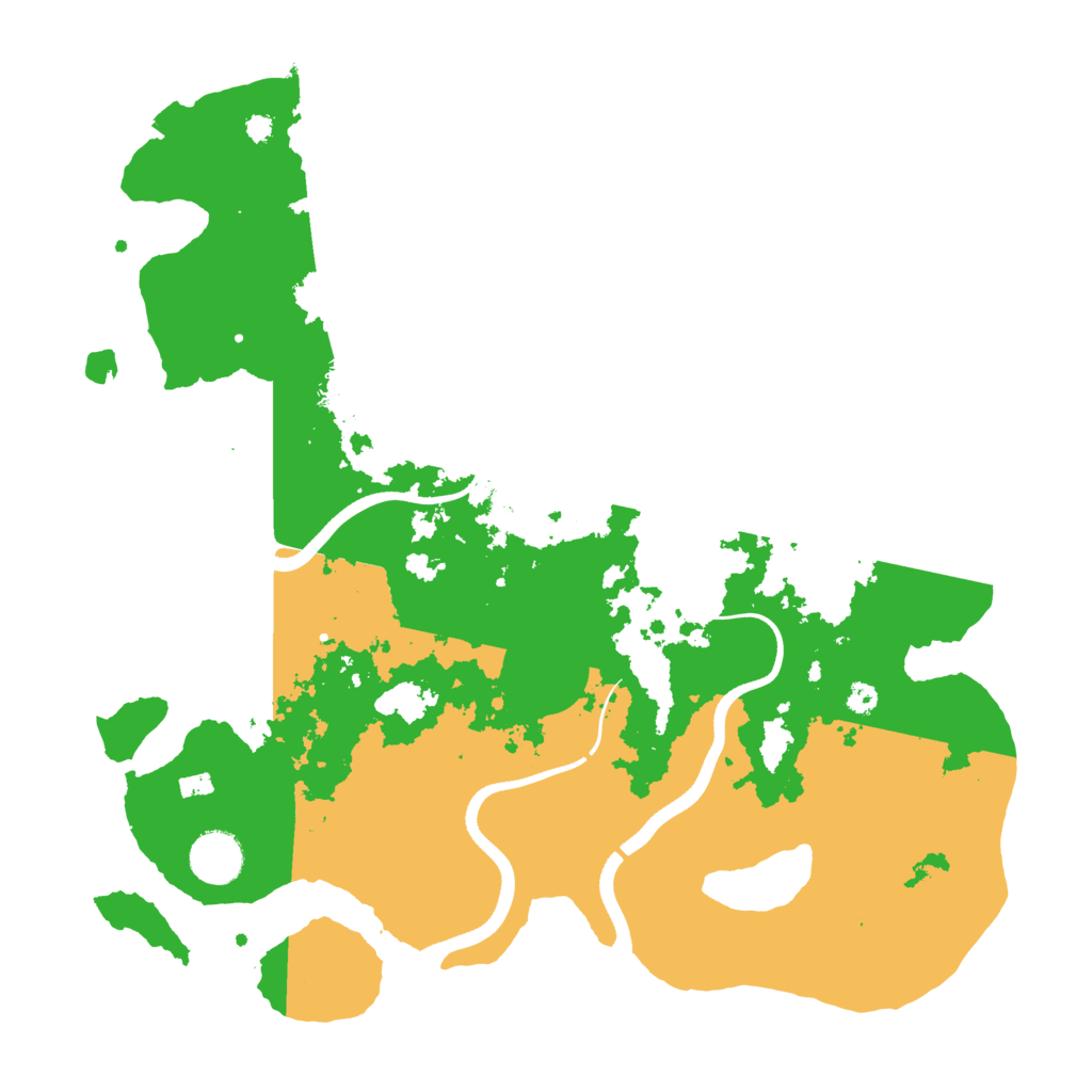 Biome Rust Map: Procedural Map, Size: 3600, Seed: 29969101