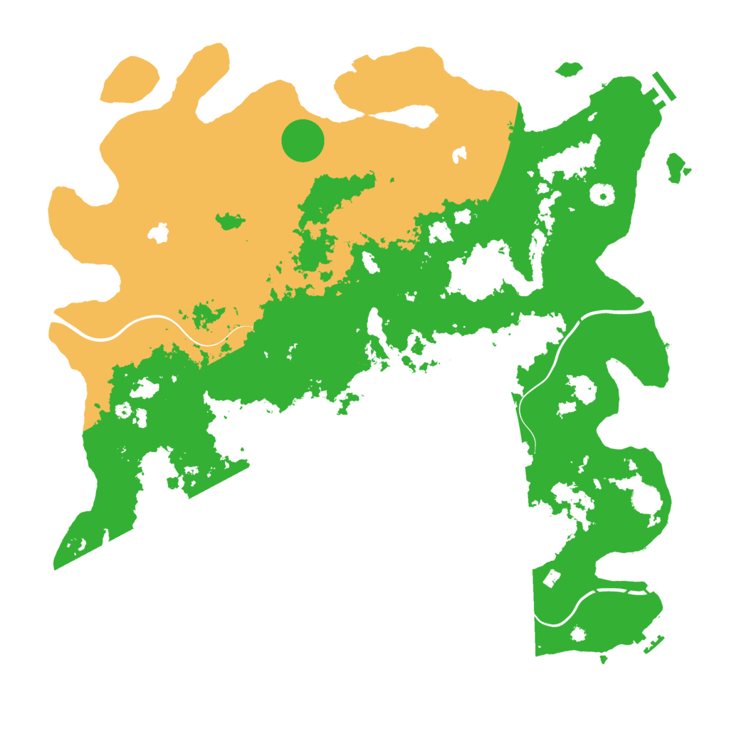 Biome Rust Map: Procedural Map, Size: 4500, Seed: 6735