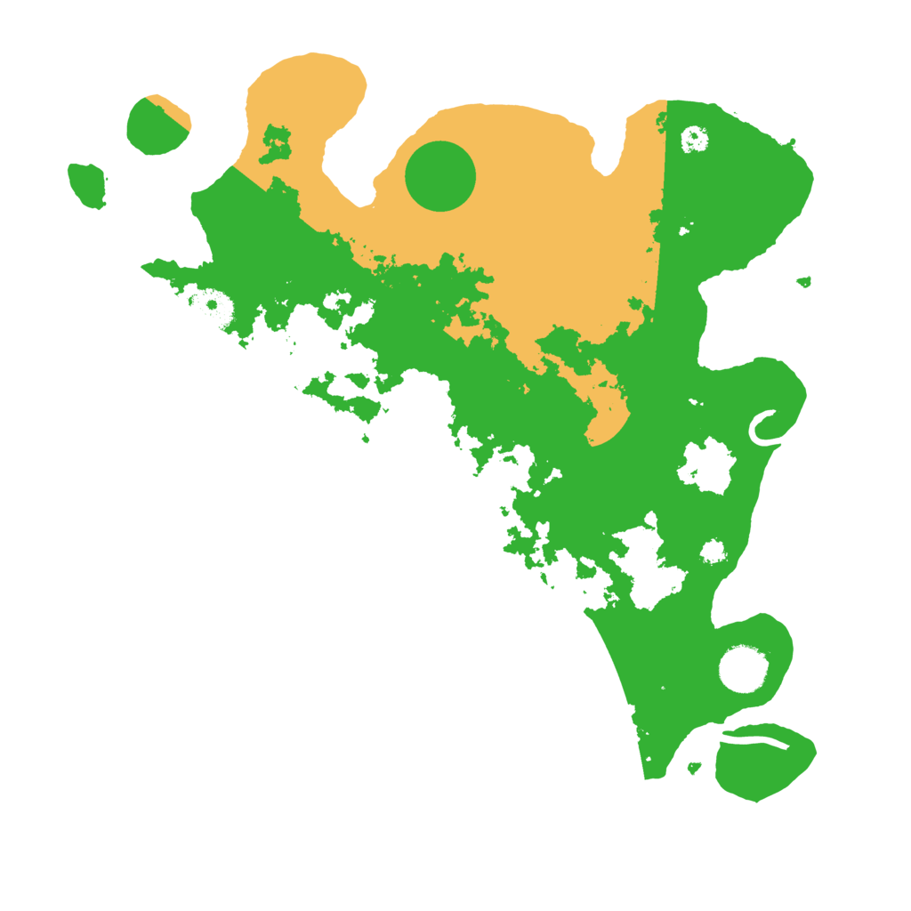 Biome Rust Map: Procedural Map, Size: 3400, Seed: 613860957