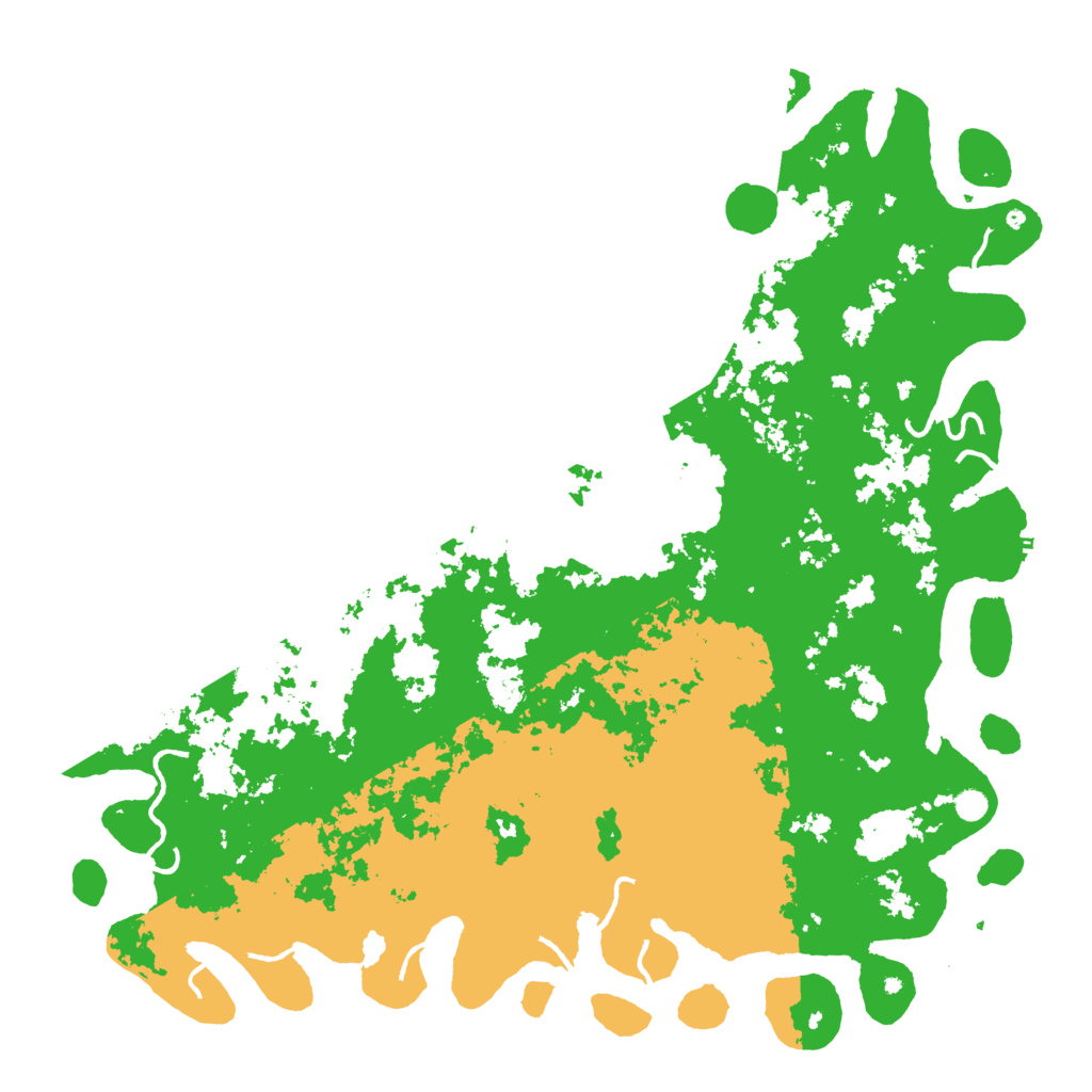 Biome Rust Map: Procedural Map, Size: 6000, Seed: 5684
