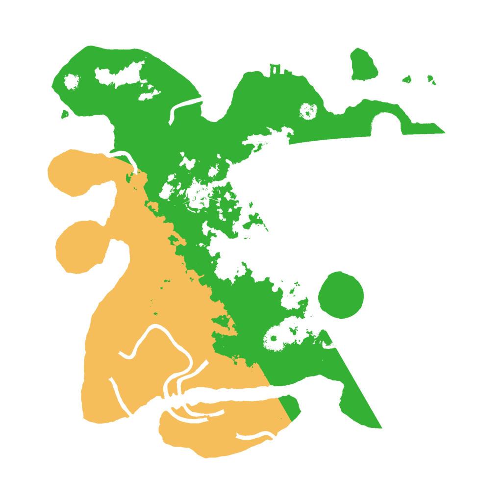 Biome Rust Map: Procedural Map, Size: 3000, Seed: 8812