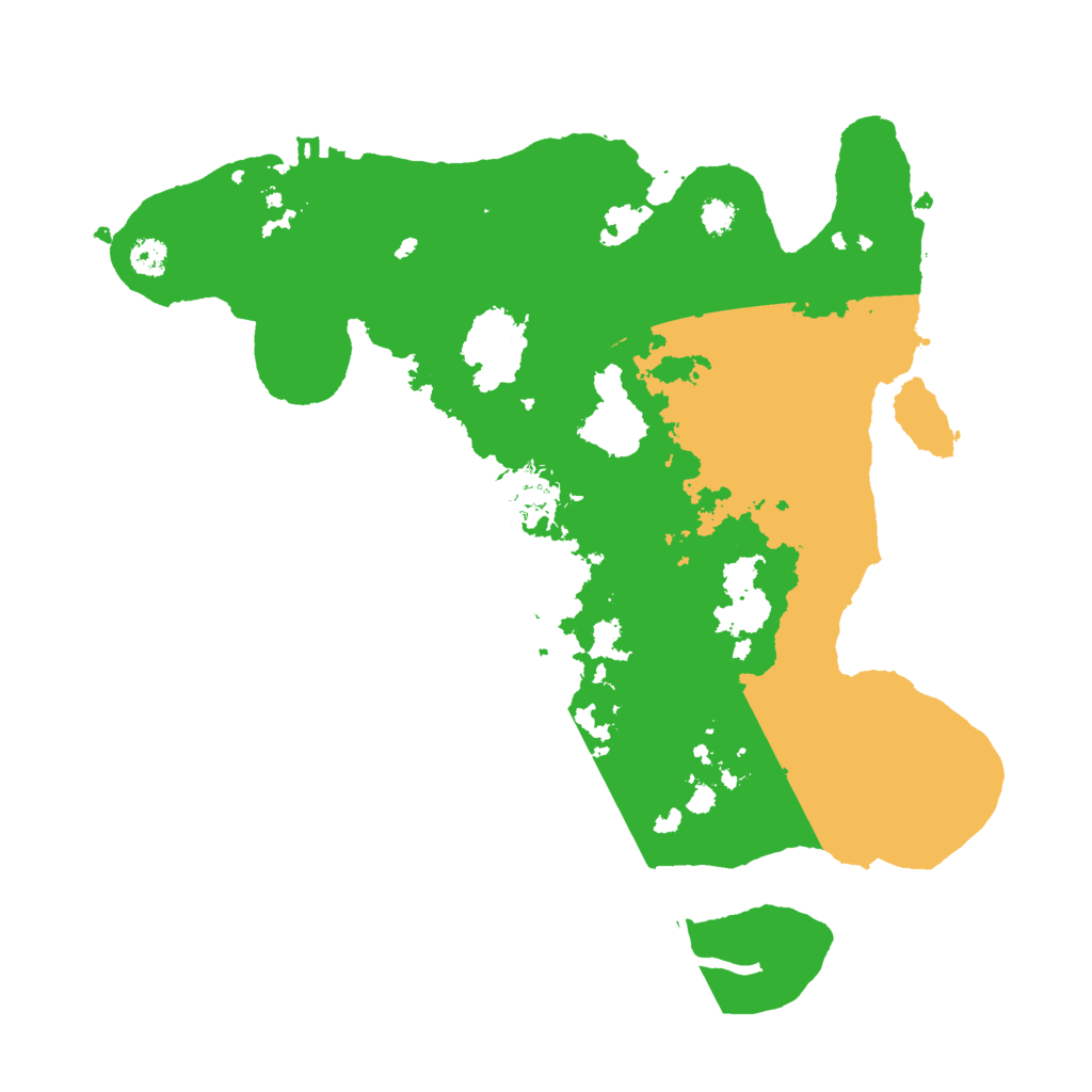 Biome Rust Map: Procedural Map, Size: 3000, Seed: 8586548